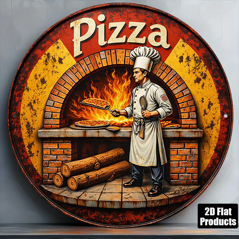 Kitchen Appliances Vintage - 2D ретро-металлическая табличка, винтажный алюминиевый декор