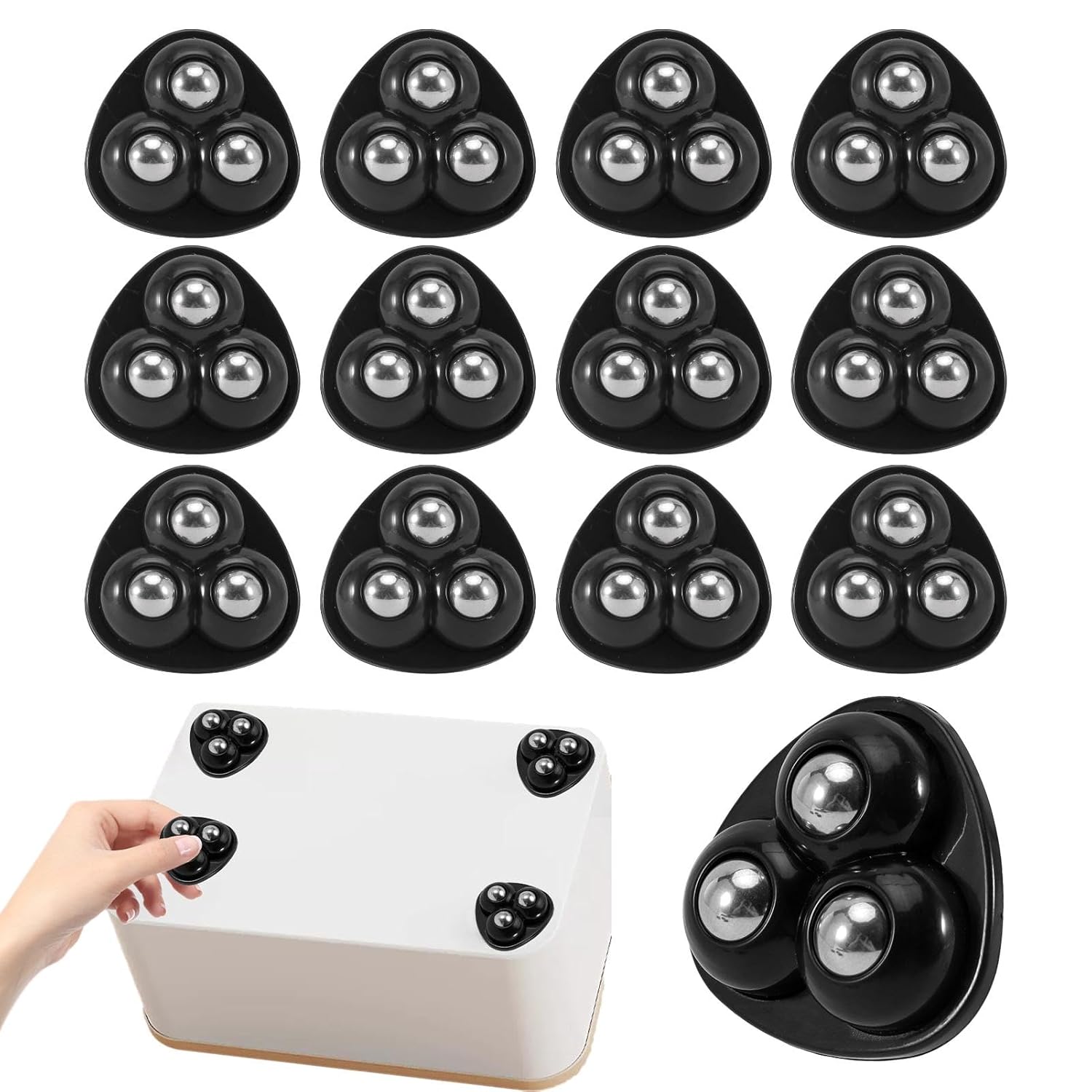 Kitchen Appliances Small - Самоклеящиеся универсальные вращающиеся колесики без шума